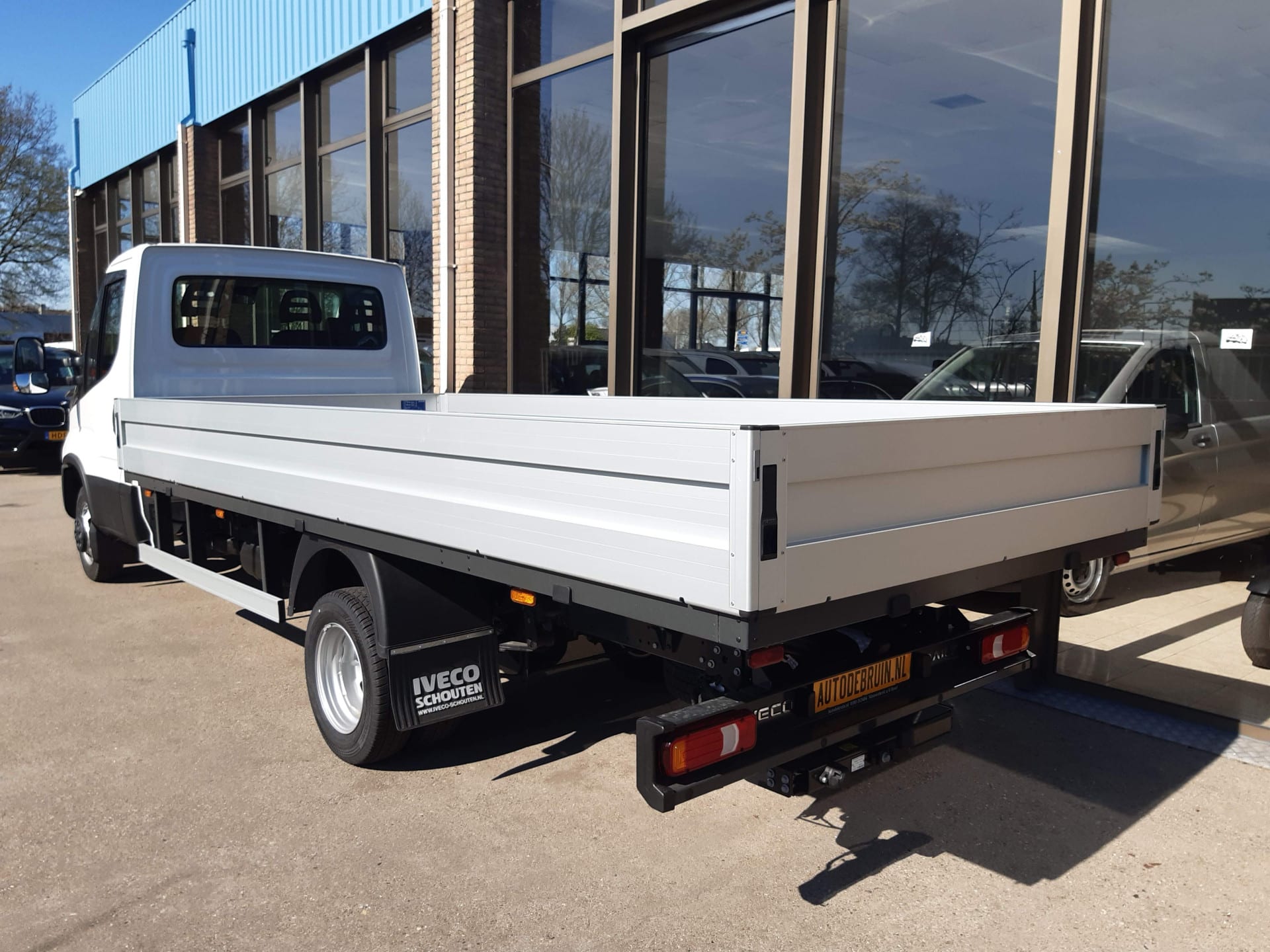 Detail van de laadruimte van de Iveco Daily