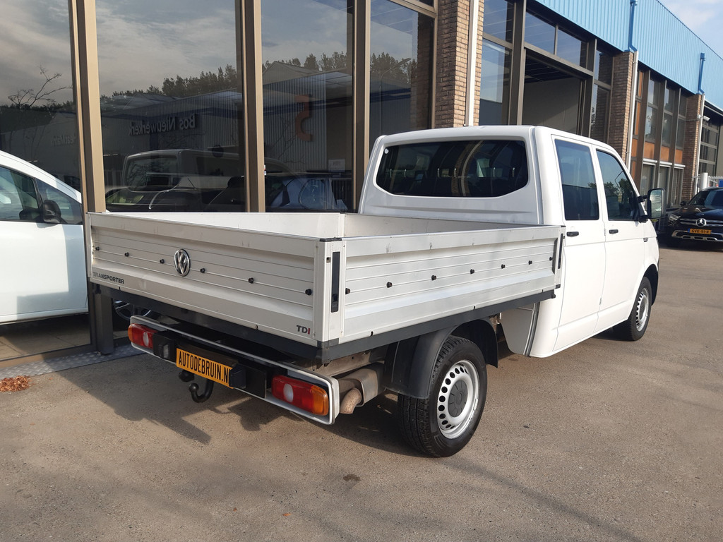 Volkswagen Transporter 2.0 TDI 150 Pk L2 Dubbel Cabine 6-Persoon Airco Cruise control Trekhaak 2500 Kg - Foto 8